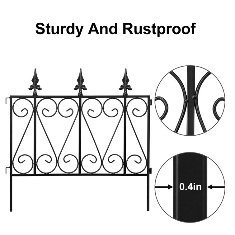 gothic metal fence gothic metal fence